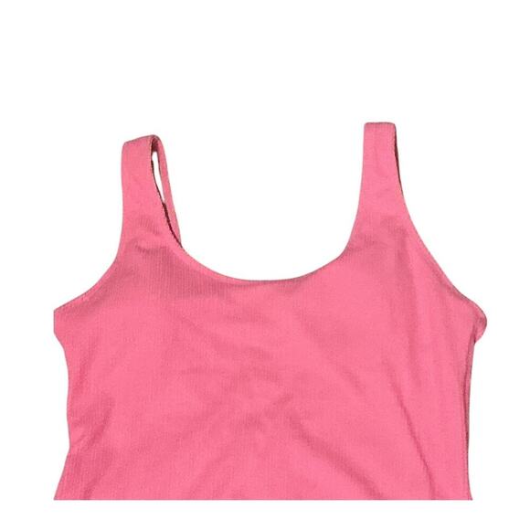 New COTTON-ON Body Scoop Back One-Piece Cheeky Swimsuit Malibu Pink Crinkle XL - Picture 3 of 14